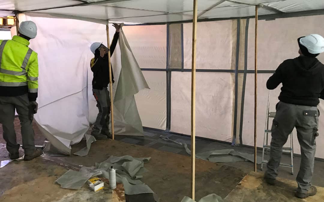 Chantier de désamiantage