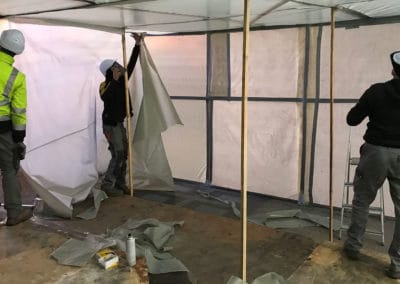 Chantier de désamiantage