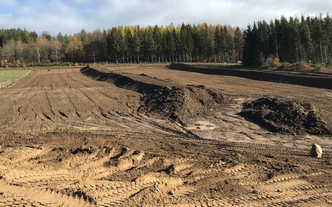 Chantier de terrassement La Communauté de Communes de Loire-Semène