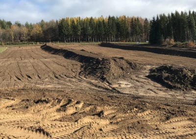 Chantier de terrassement La Communauté de Communes de Loire-Semène