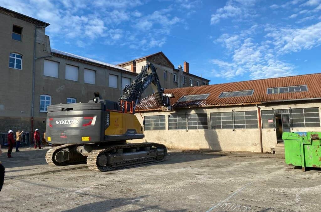 DÉMOLITION LYCÉE PROFESSIONNEL MONISTROL